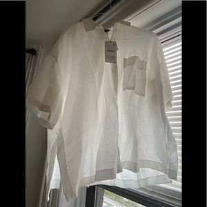 Zara Flowy Oversized Shirt NWT